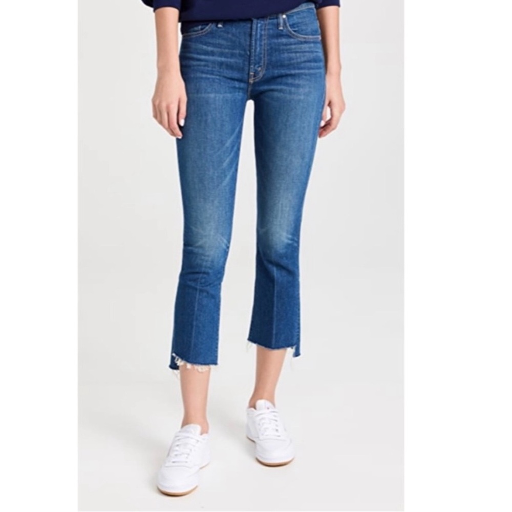 Mother Inside Crop Step Fray Jeans